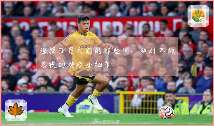 选择亚星之前的那些坑，绝对不能忽视的游戏小细节！